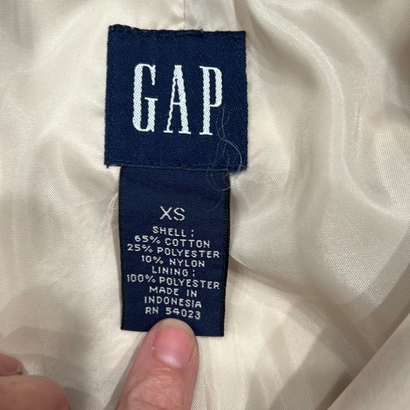Gap khaki poplin short trench - Picture 2 of 6